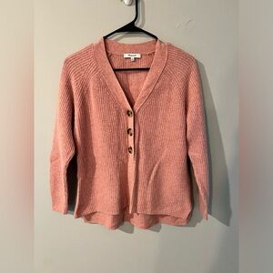 Pink Madewell sweater.